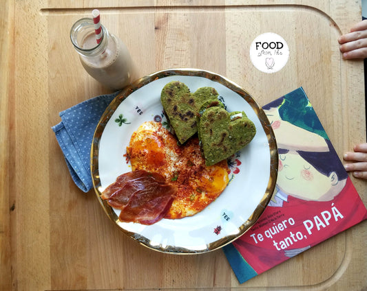 Brunch for Dad! (Kale Arepas Recipe)