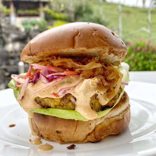 Hamburguesa Vegana Cero Desperdicio / Vegan Burger Using Leftovers