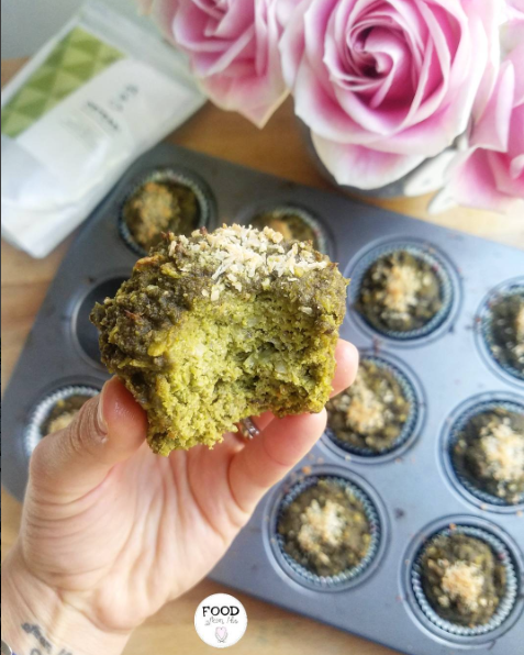 Matcha & Coconut Vegan Muffins