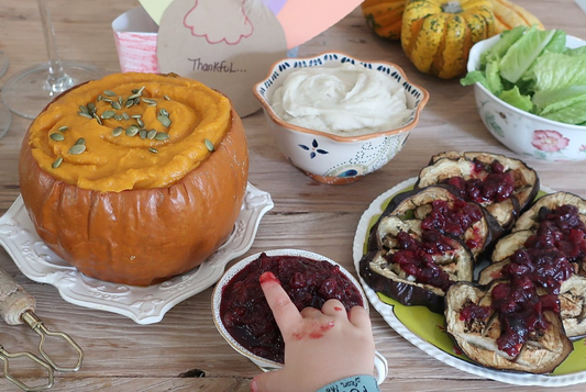 Healthy and Happy Meatless Thanksgiving! / Un Feliz y saludable día de acción de gracias sin Carne!