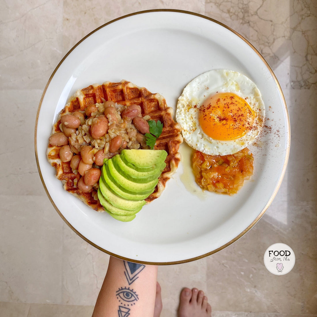 Desayuno Colombiano "Calentado" a mi estilo / Colombian Breakfast my way!
